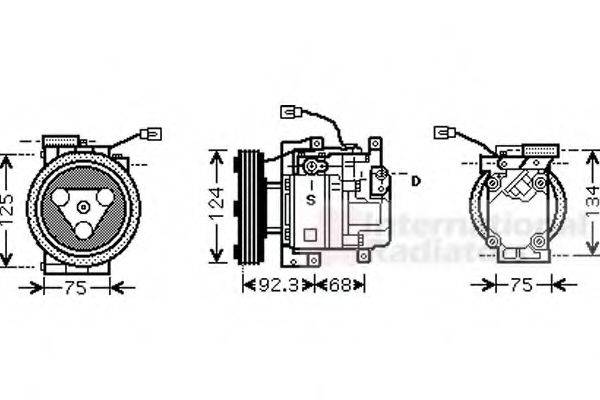 VAN WEZEL 2700K219 Компресор, кондиціонер