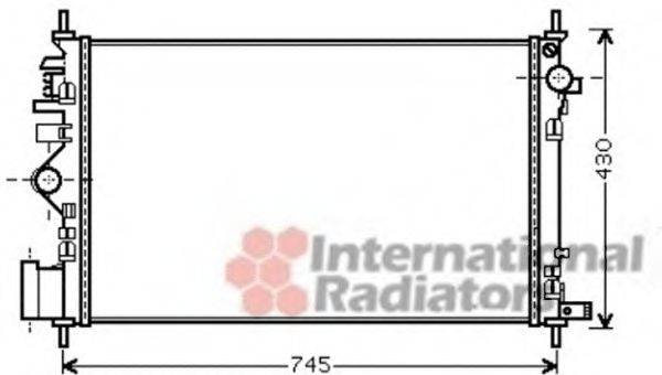 VAN WEZEL 37002469 Радіатор, охолодження двигуна