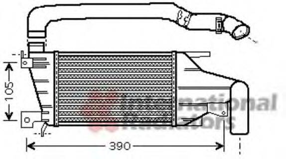 VAN WEZEL 37004417 Інтеркулер