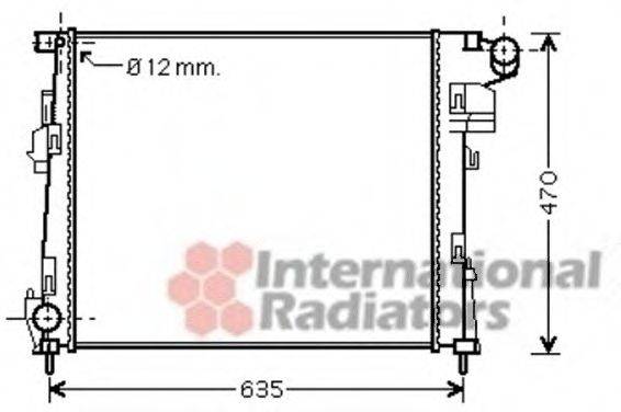 VAN WEZEL 43002427 Радіатор, охолодження двигуна