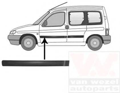 VAN WEZEL 0903423 Облицювання / захисна накладка, двері