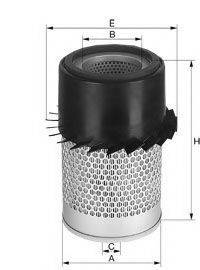 UNIFLUX FILTERS XA1222K Повітряний фільтр