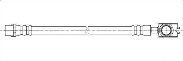 WOKING G190439 Гальмівний шланг