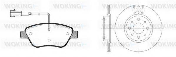 WOKING 8958300 Комплект гальм, дисковий гальмівний механізм