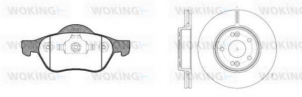 WOKING 8862300 Комплект гальм, дисковий гальмівний механізм