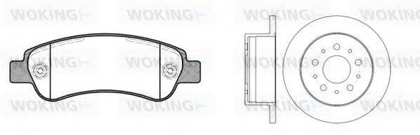 WOKING 81338300 Комплект гальм, дисковий гальмівний механізм