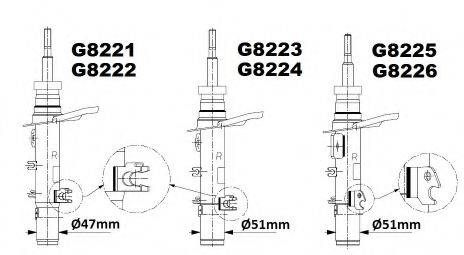 MONROE G8223 Амортизатор