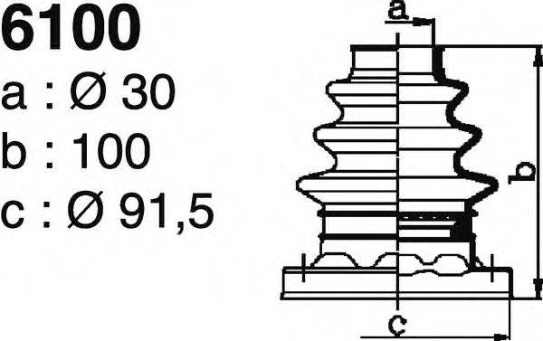 DEPA 3370300 Приводний вал