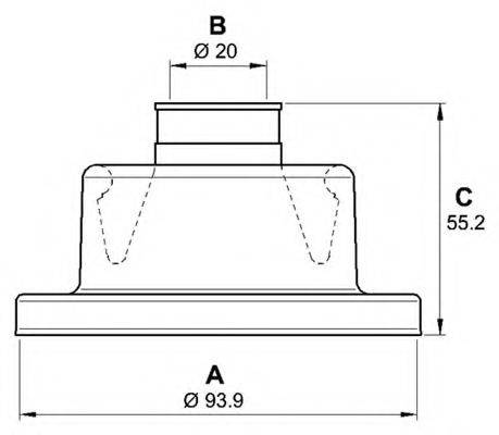 OPEN PARTS SJK700200 Комплект пильника, приводний вал