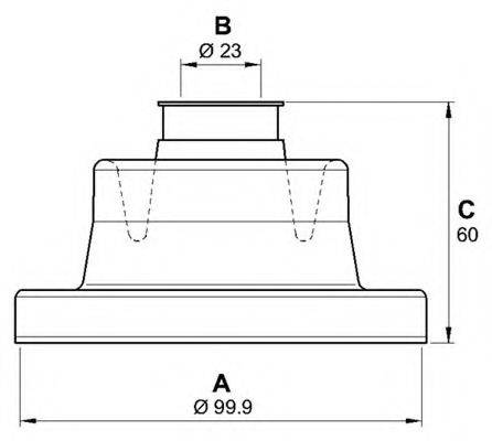 OPEN PARTS SJK722500 Комплект пильника, приводний вал