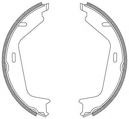 OPEN PARTS BSA220500 Комплект гальмівних колодок