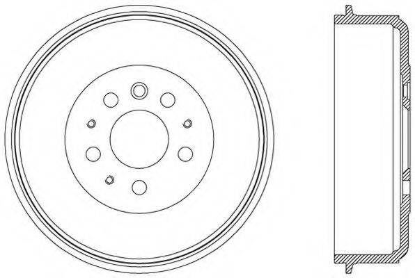 OPEN PARTS BAD901310 Гальмівний барабан