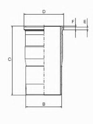 GOETZE ENGINE 1445119000 Гільза циліндра