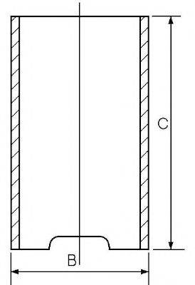 GOETZE ENGINE 1401083000 Гільза циліндра