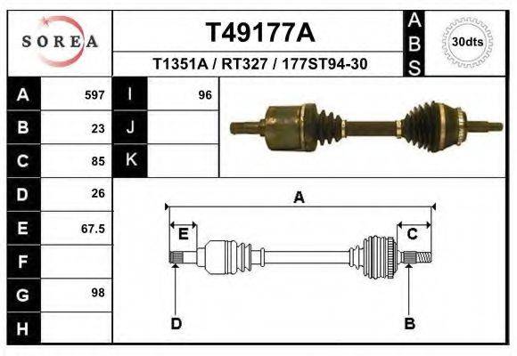 EAI T49177A Приводний вал