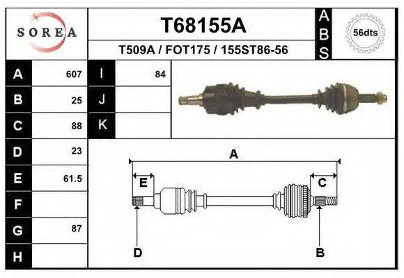 EAI T68155A Приводний вал