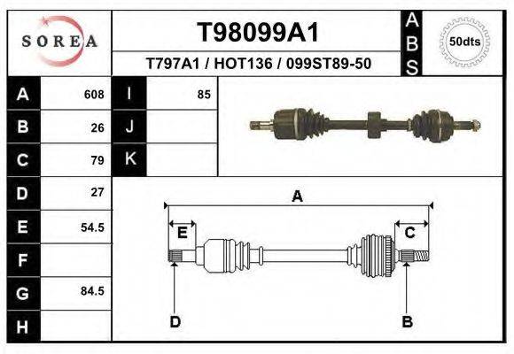 EAI T98099A1 Приводний вал