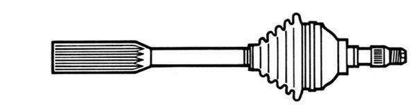CEVAM 5081 Приводний вал