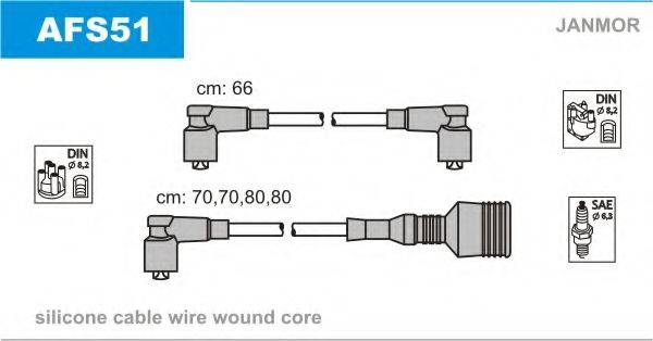 JANMOR AFS51 Комплект дротів запалювання