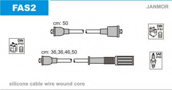 JANMOR FAS2 Комплект дротів запалювання