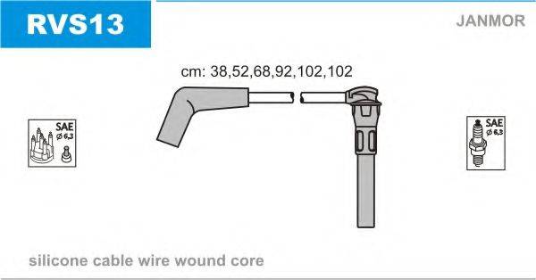JANMOR RVS13 Комплект дротів запалювання