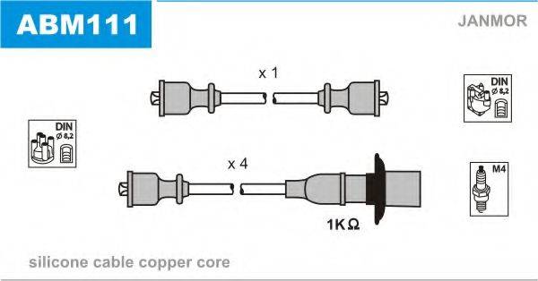 JANMOR ABM111 Комплект дротів запалювання