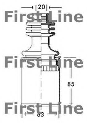 FIRST LINE FCB2654 Пильовик, приводний вал