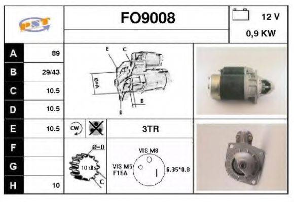 SNRA FO9008 Стартер