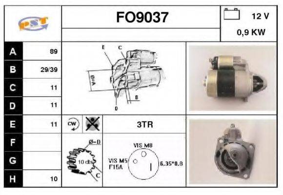 SNRA FO9037 Стартер