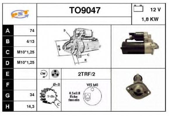 SNRA TO9047 Стартер