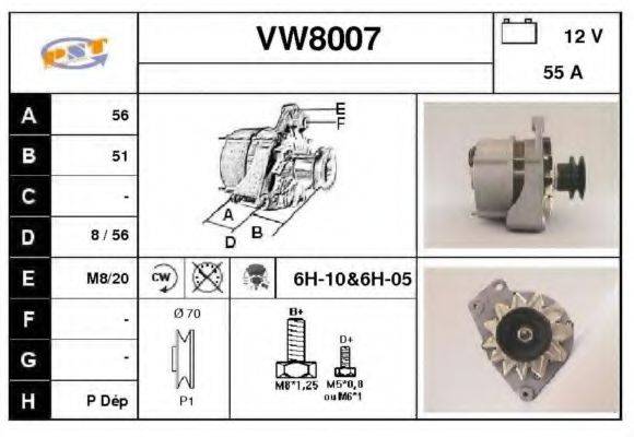 SNRA VW8007 Генератор