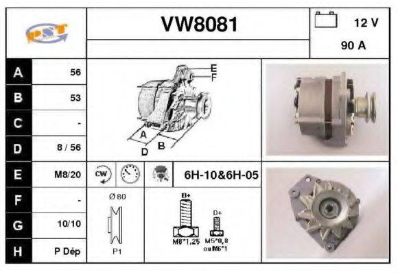 SNRA VW8081 Генератор