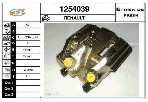 SNRA 1254039 Гальмівний супорт