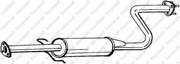 BOSAL 281805 Середній глушник вихлопних газів