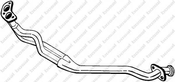 BOSAL 832725 Труба вихлопного газу