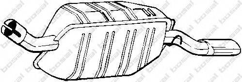 BOSAL 185227 Глушник вихлопних газів кінцевий