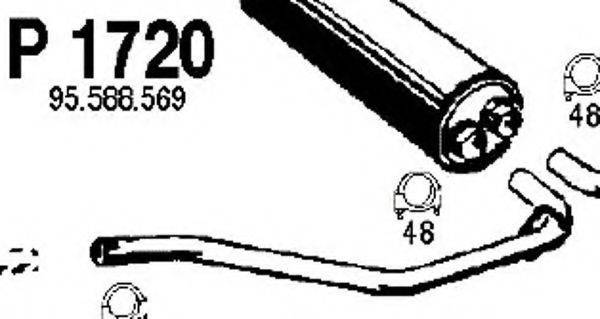 FENNO P1720 Труба вихлопного газу