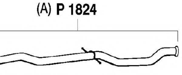 FENNO P1824 Труба вихлопного газу