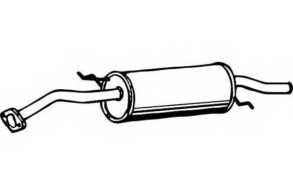 FENNO P3553 Глушник вихлопних газів кінцевий