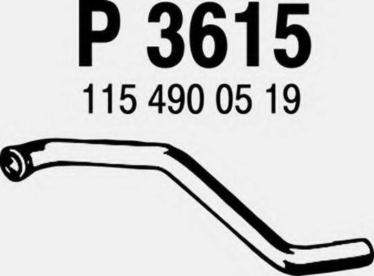 FENNO P3615 Труба вихлопного газу