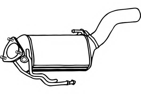 FENNO P9973DPF Саджовий/частковий фільтр, система вихлопу ОГ