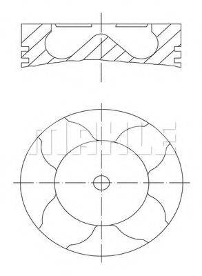 PERFECT CIRCLE 56007280 Поршень