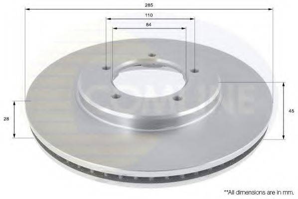 COMLINE ADC0195V гальмівний диск