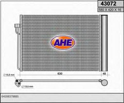 AHE 43072 Конденсатор, кондиціонер