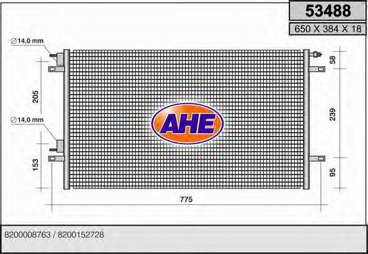 AHE 53488 Конденсатор, кондиціонер