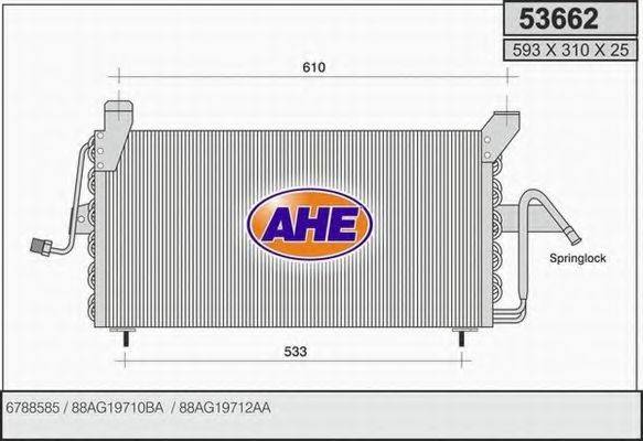 AHE 53662 Конденсатор, кондиціонер