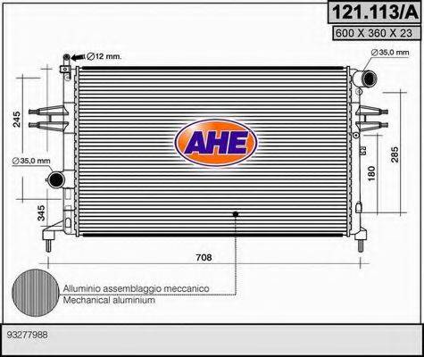 AHE 121113A Радіатор, охолодження двигуна