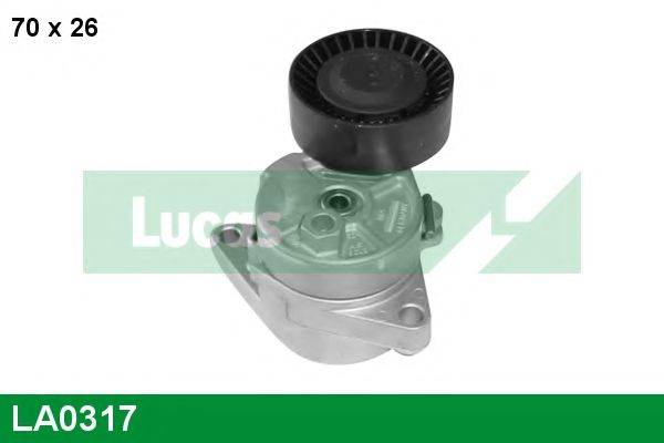 LUCAS ENGINE DRIVE LA0317 Натяжна планка, полікліновий ремінь