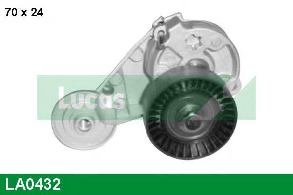 LUCAS ENGINE DRIVE LA0432 Натяжна планка, полікліновий ремінь