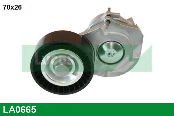 LUCAS ENGINE DRIVE LA0665 Натяжна планка, полікліновий ремінь